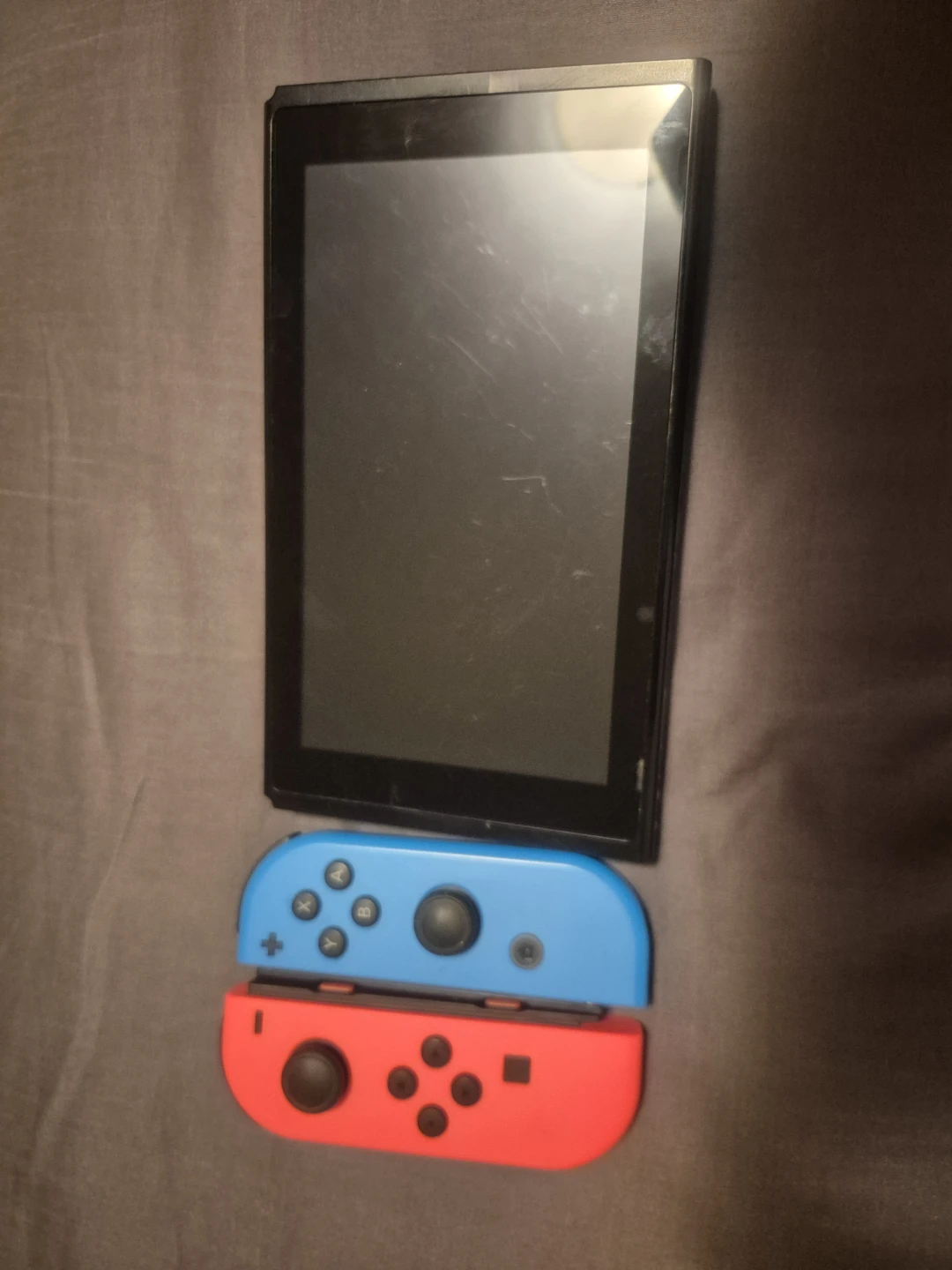 Nintendo Switch Console with Neon Blue and Red Joy-Cons - photo 4