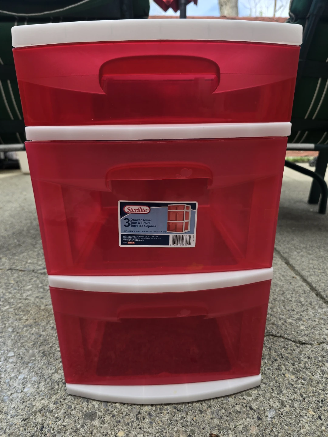 Sterilite 3 Drawer Tower