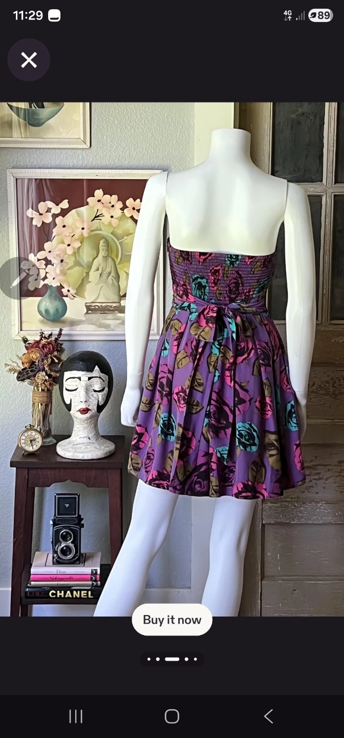Y2K Vintage Betsey Johnson Strapless Dress - photo 3