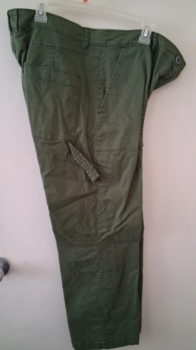 Old Navy Green Cargo Pants Size 12 - photo 3