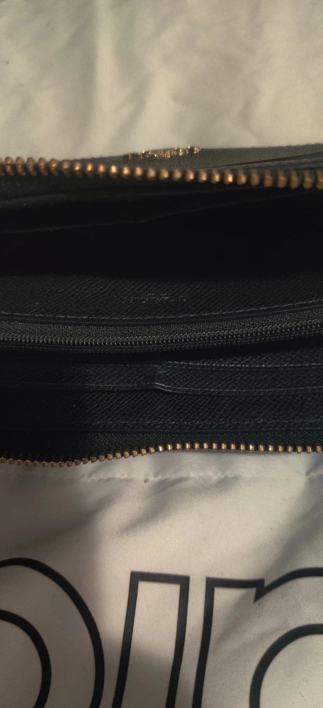 Coach Black Leather Zip Around Wallet - photo 5