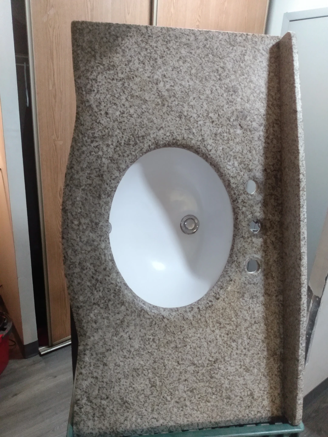 Granite Vanity Top with Integrated Sink
