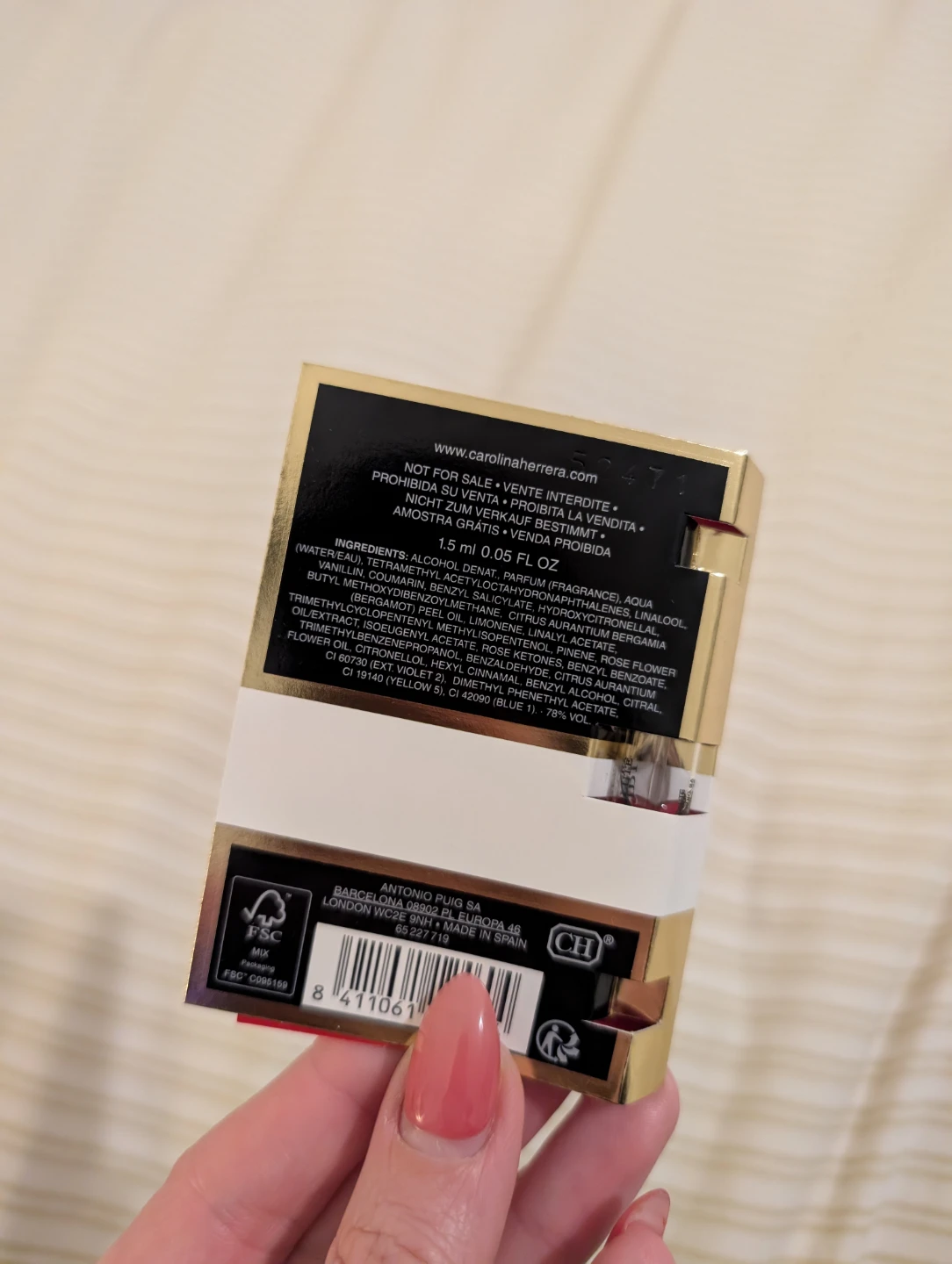 2 Carolina Herrera Good Girl 1.5ml Jasmine Absolute sample packs - photo 3