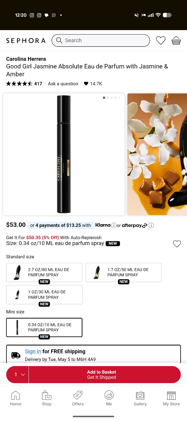2 Carolina Herrera Good Girl 1.5ml Jasmine Absolute sample packs - photo 4