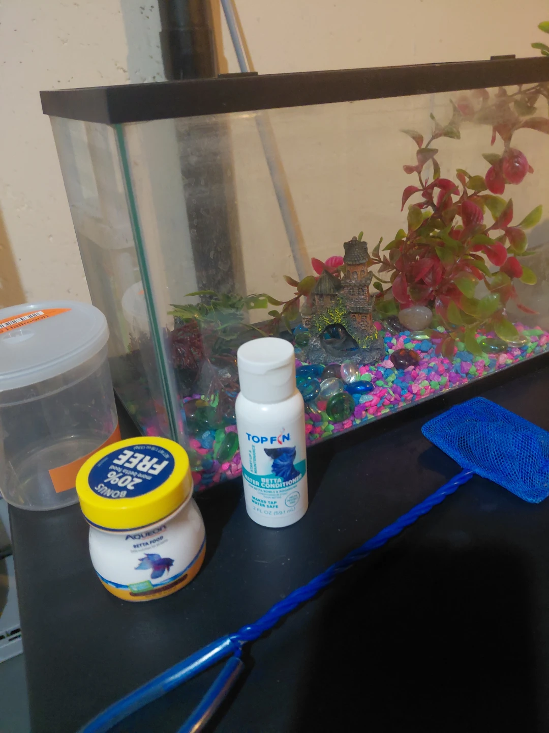 Aquarium Starter Kit with Fish Food and Water Conditioner - photo 2