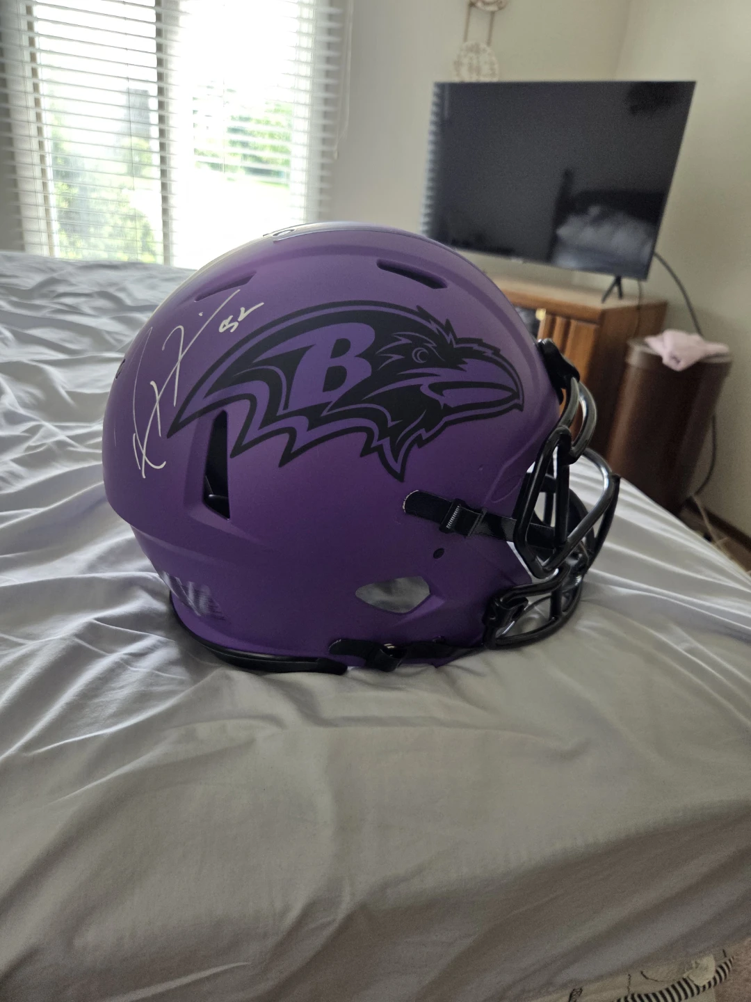 Baltimore Ravens Autographed Football Helmet