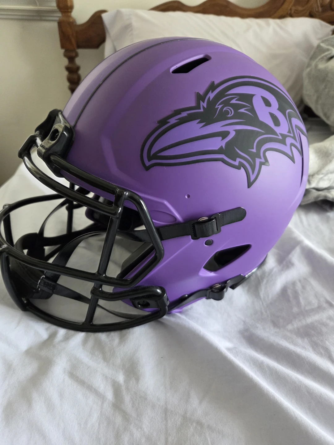 Baltimore Ravens Autographed Football Helmet - photo 2