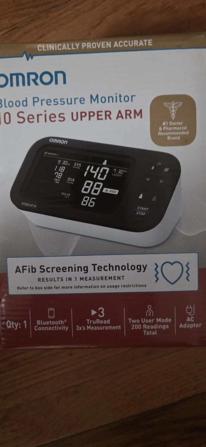 Omron 10 Series Upper Arm Blood Pressure Monitor