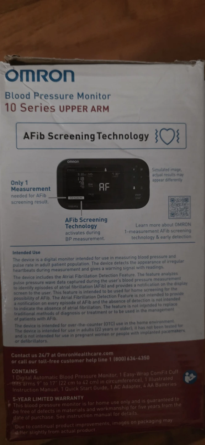 Omron 10 Series Upper Arm Blood Pressure Monitor - photo 3