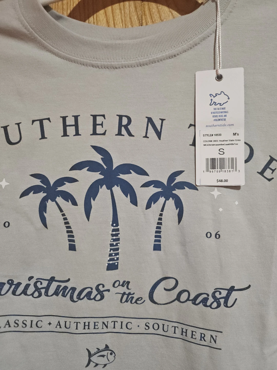 Southern Tide "Christmas on the Coast" T-Shirt Size S - photo 3
