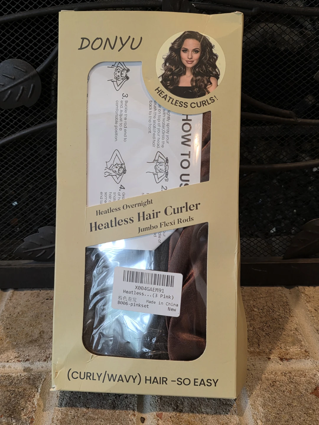 Donyu Heatless Overnight Hair Curler Jumbo Flexi Rods