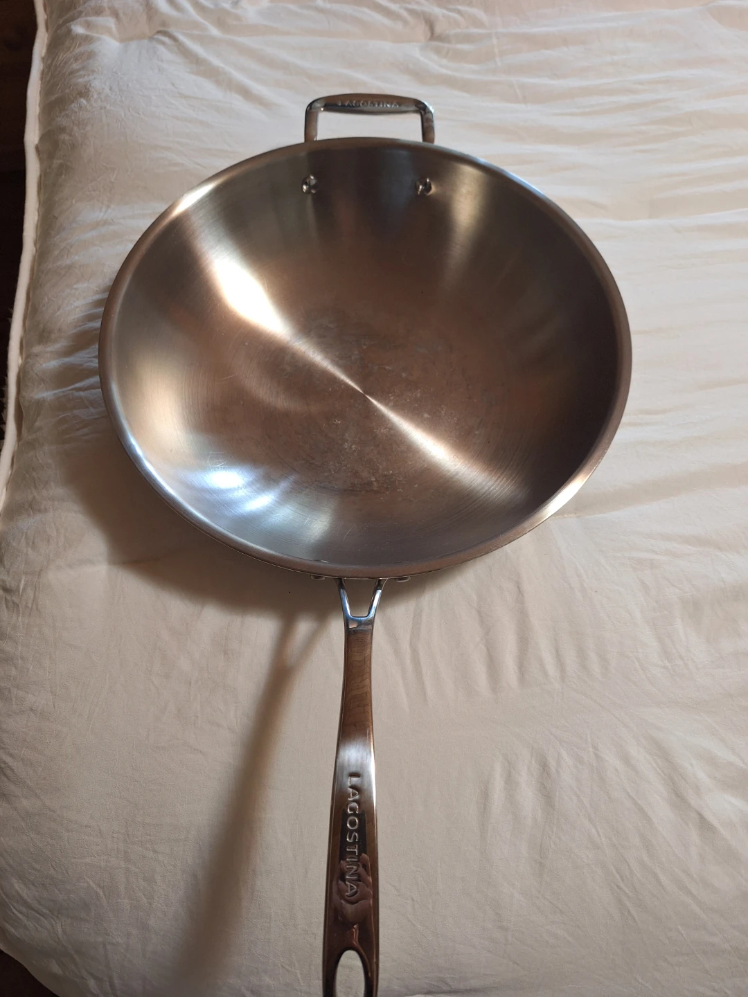 Lagostina Commercial 3-Ply Clad 32cm Wok - photo 2