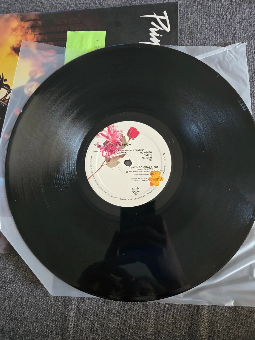 Prince and the Revolution - Let's Go Crazy 12" Vinyl Single - photo 4