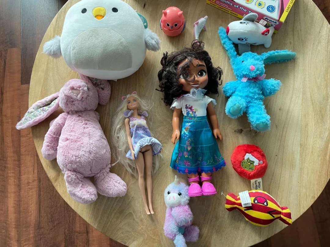 Assorted Plush Toys and Dolls