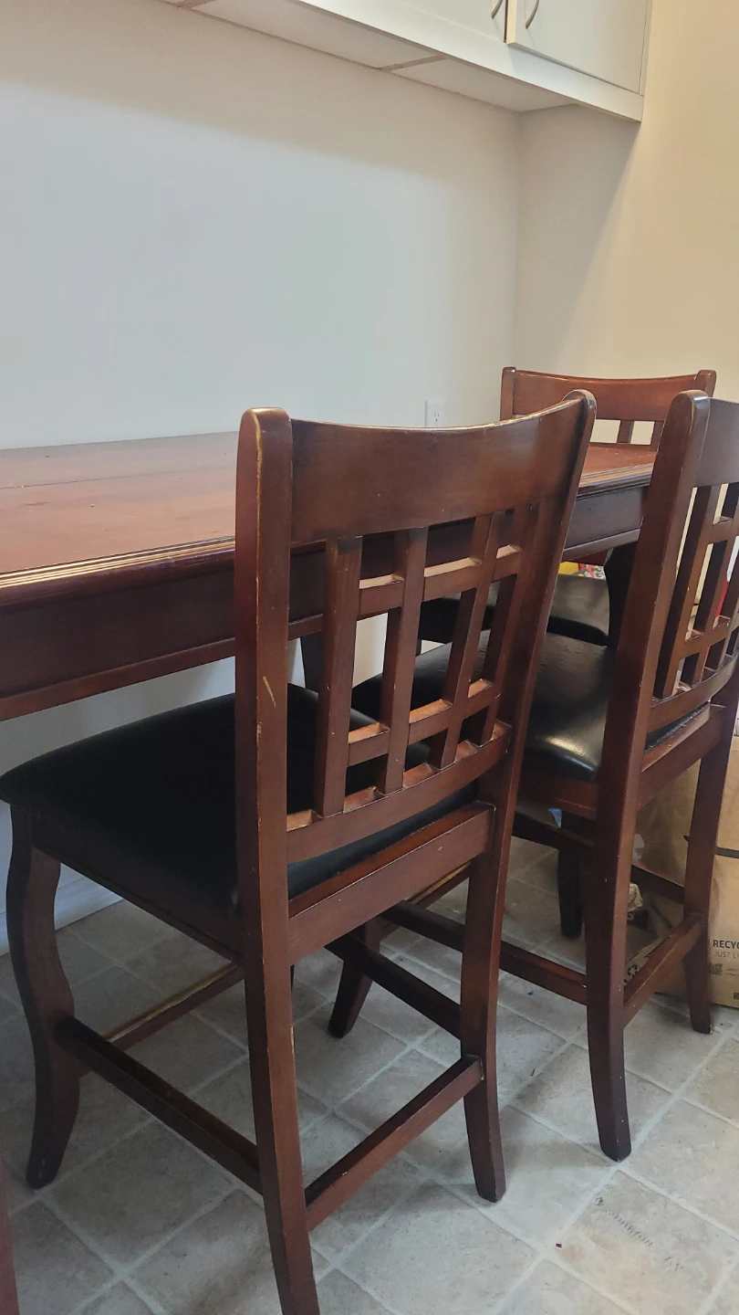 Wooden Dining Table Set with 6 Chairs - photo 3