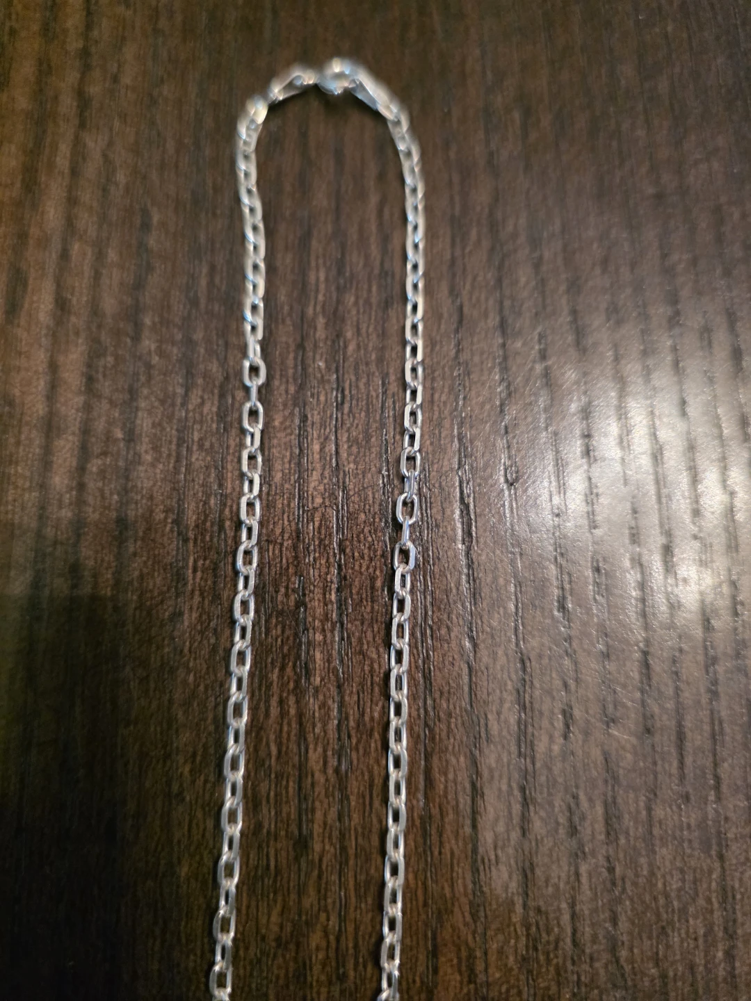 925 Sterling Silver cable chain 22" 5 grams - photo 2