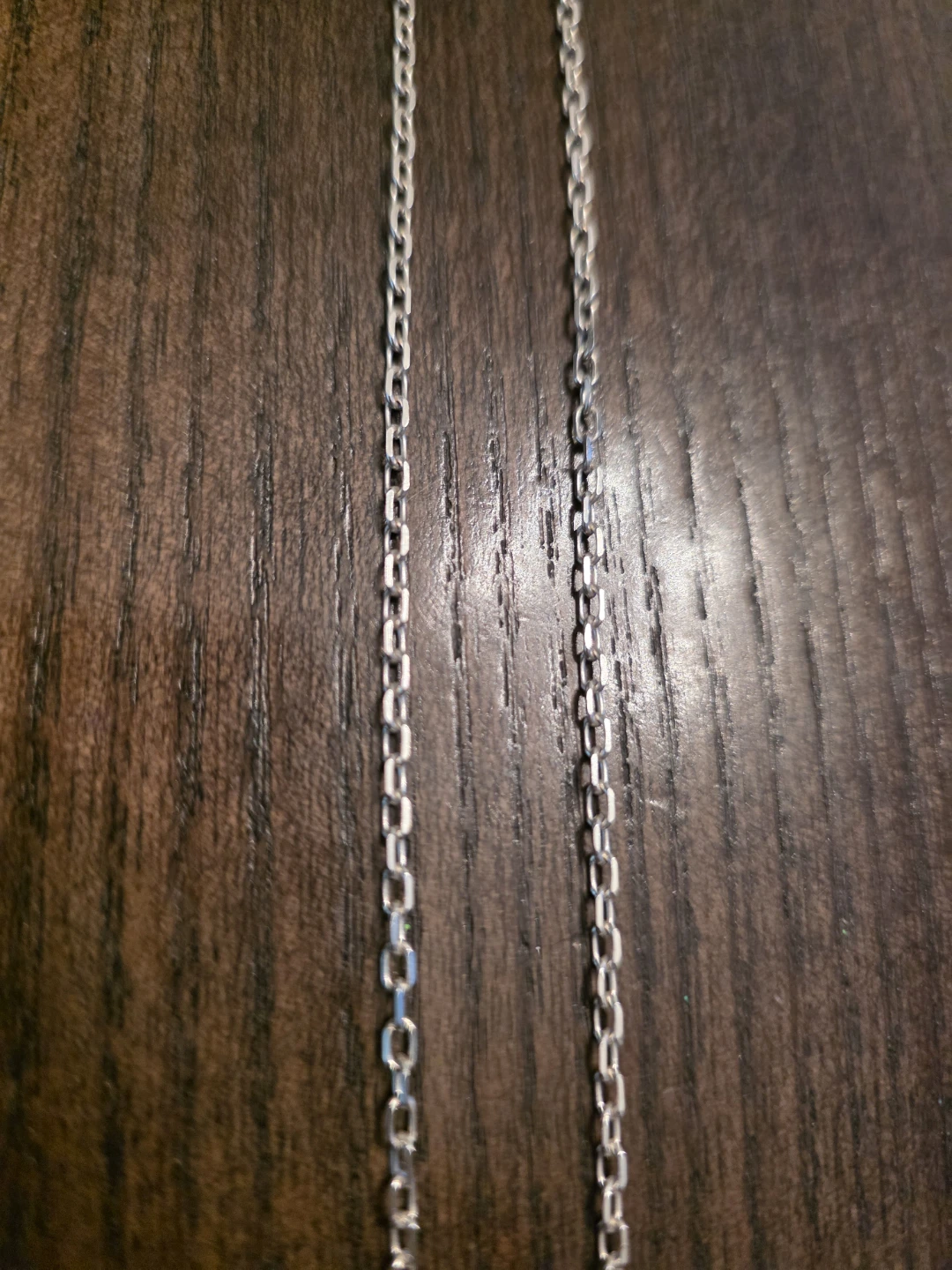 925 Sterling Silver cable chain 22" 5 grams - photo 3