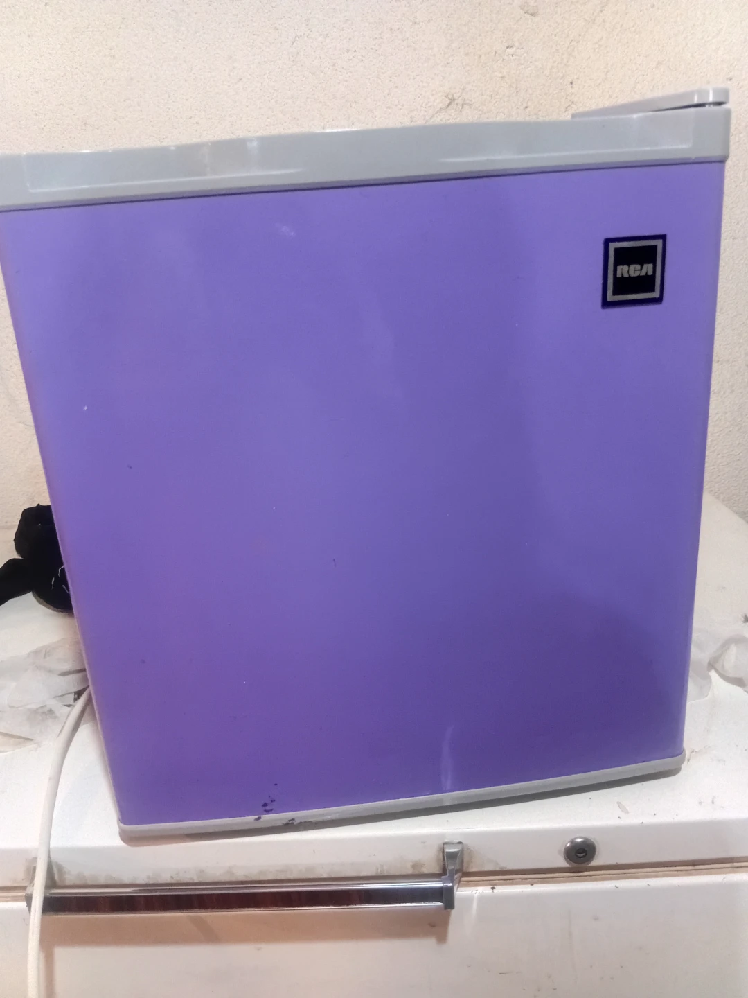 RCA Purple Mini Fridge