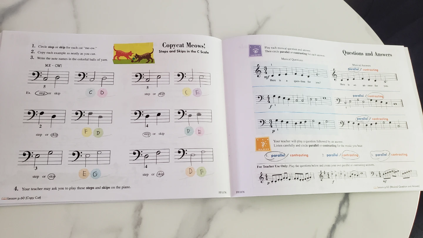 Piano Adventures Theory Book - Primer Level (Used) - photo 5