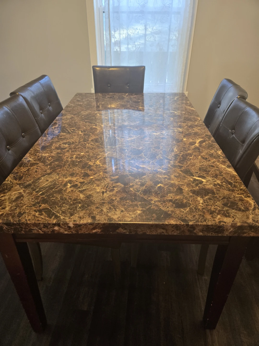 Dining Table with 5 Chairs