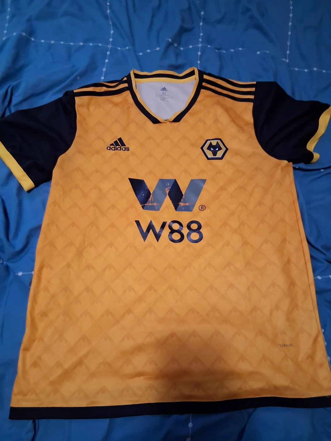 Adidas Wolverhampton Wanderers FC Soccer Jersey XL