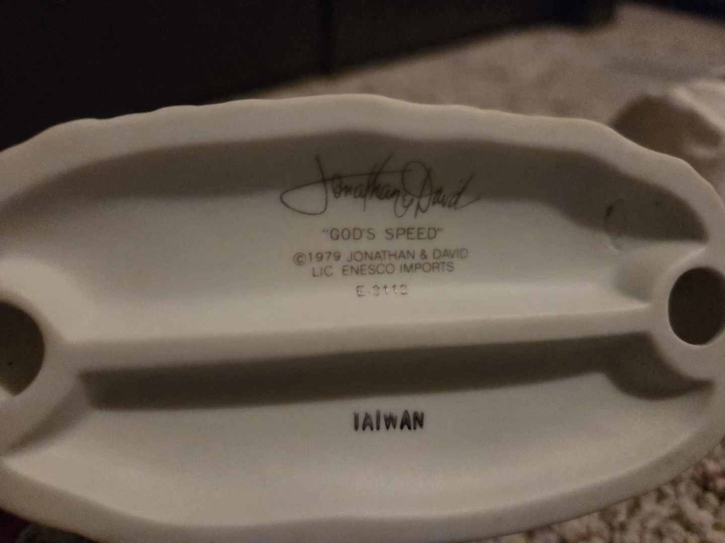 Jonathan & David "God's Speed" Figurine 1979 - photo 3