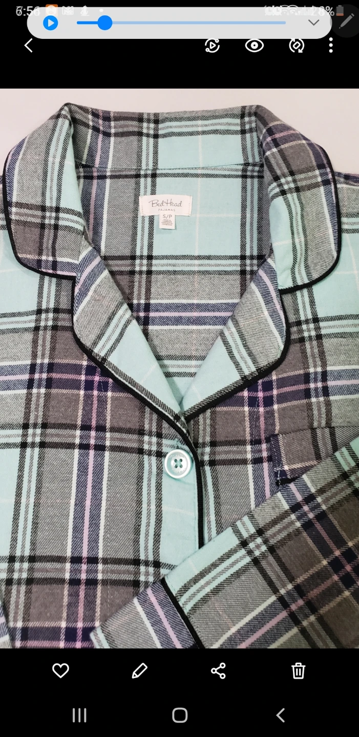 Brand new Bed Heat Piyama Shirt Size S/P - photo 3