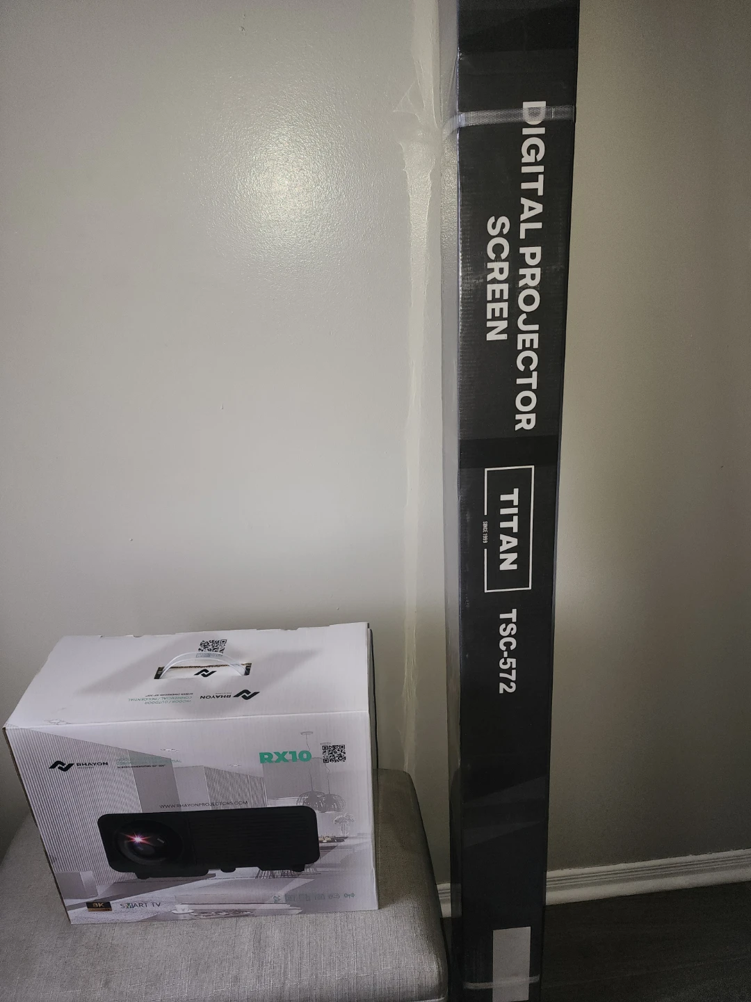 Rhayon RX10 Projector and Titan TSC-572 Screen - photo 2