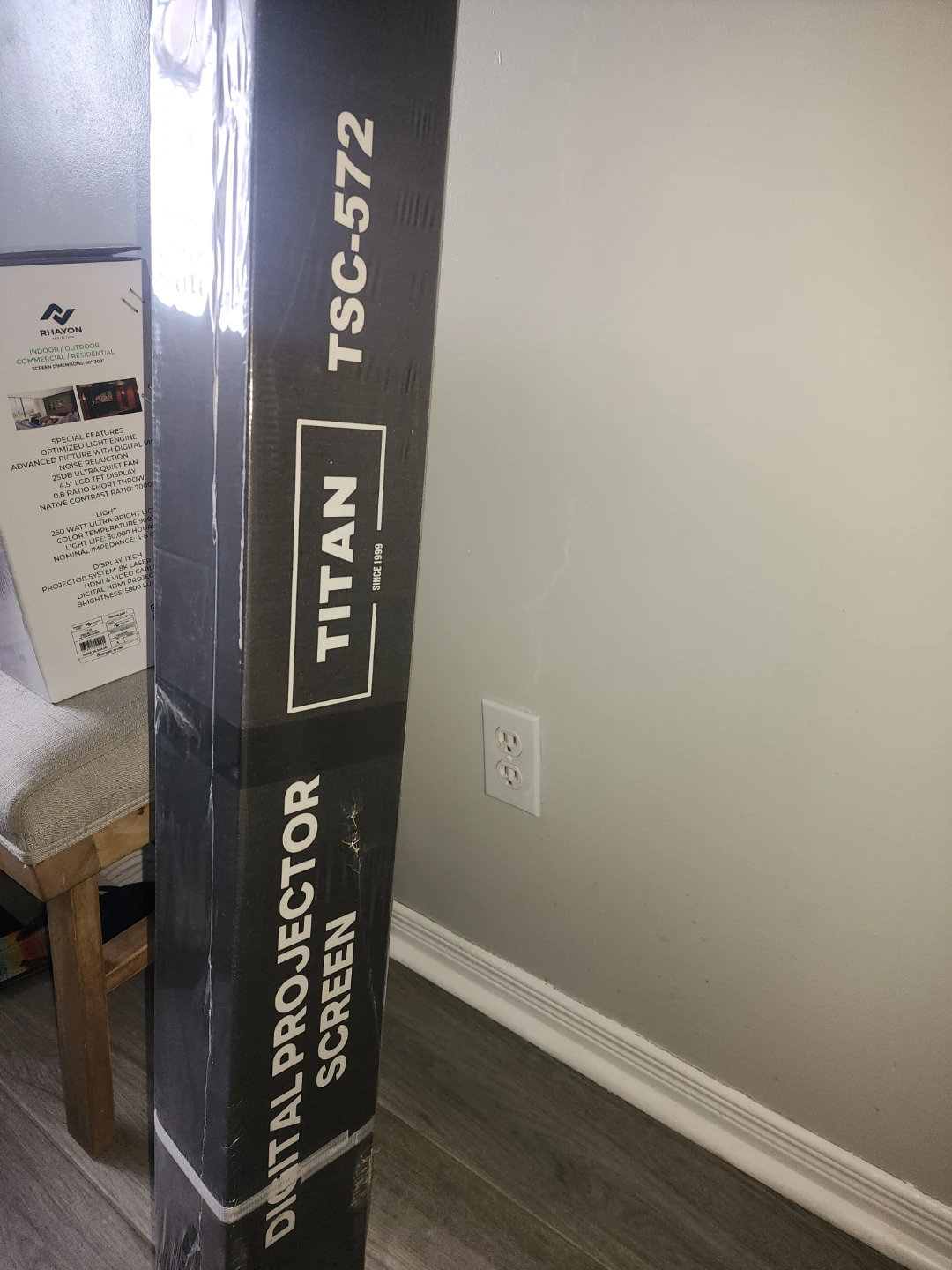 Rhayon RX10 Projector and Titan TSC-572 Screen - photo 3
