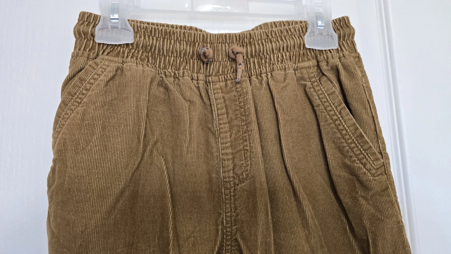 Kids Corduroy cargo Pants - Brown 10-11years - photo 3