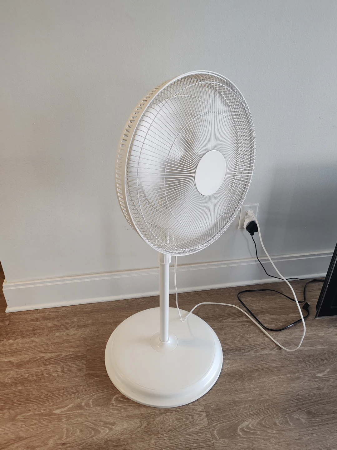 White Pedestal Fan