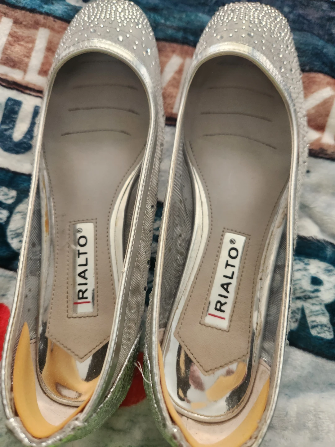 Rialto Silver Embellished Ballet Flats - photo 5