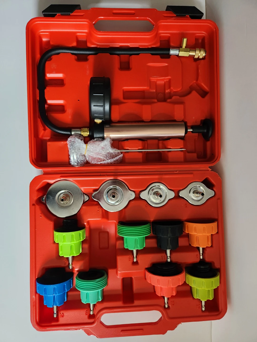 Radiator Coolant Pressure 14 pc. Tester Kit
