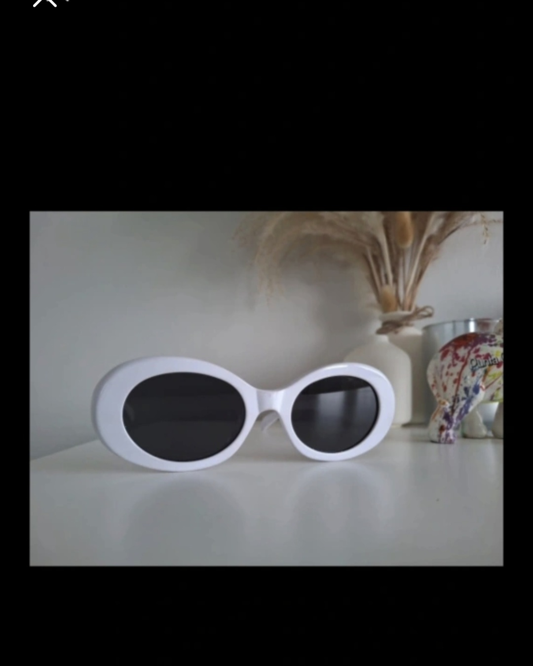 Celine Paris White Oval Sunglasses - photo 3