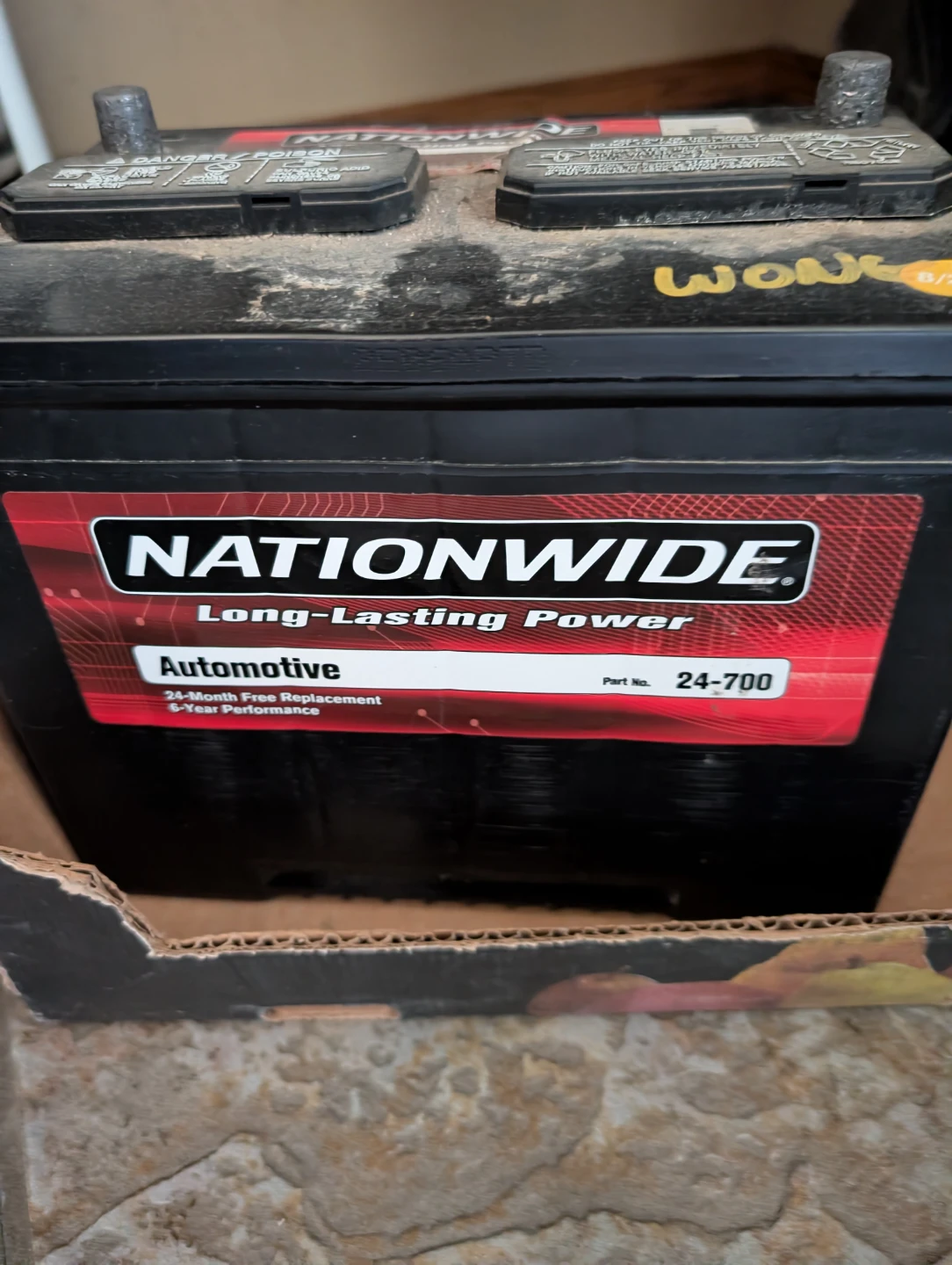 Nationwide Automotive Battery 24-700