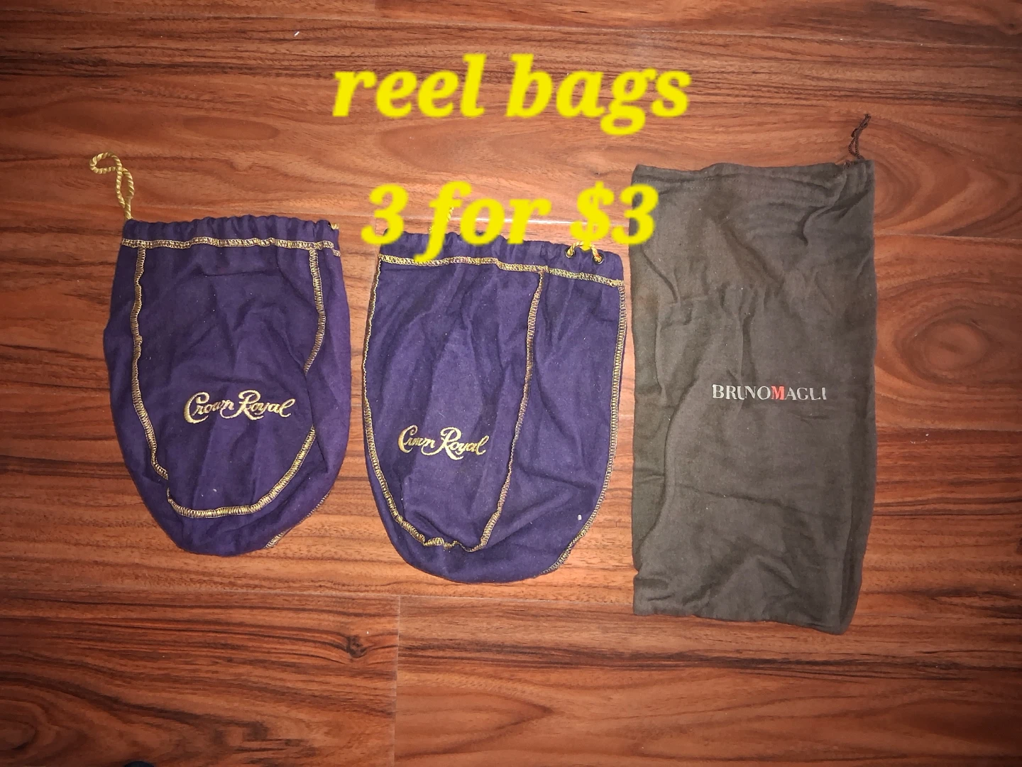 Crown Royal & Bruno Magli Pouches - 3 for $3