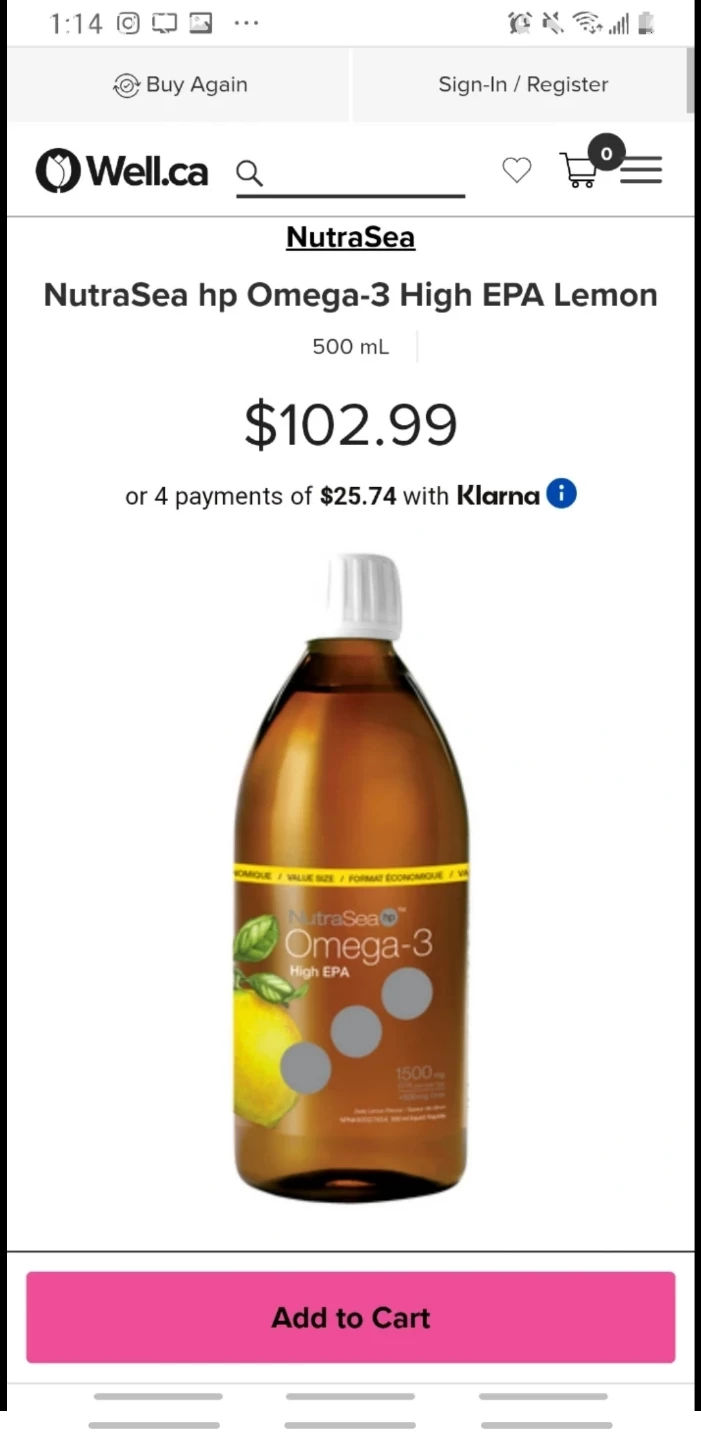2 for 1NutraSea hp Omega-3 High EPA Lemon 500 mL - photo 2