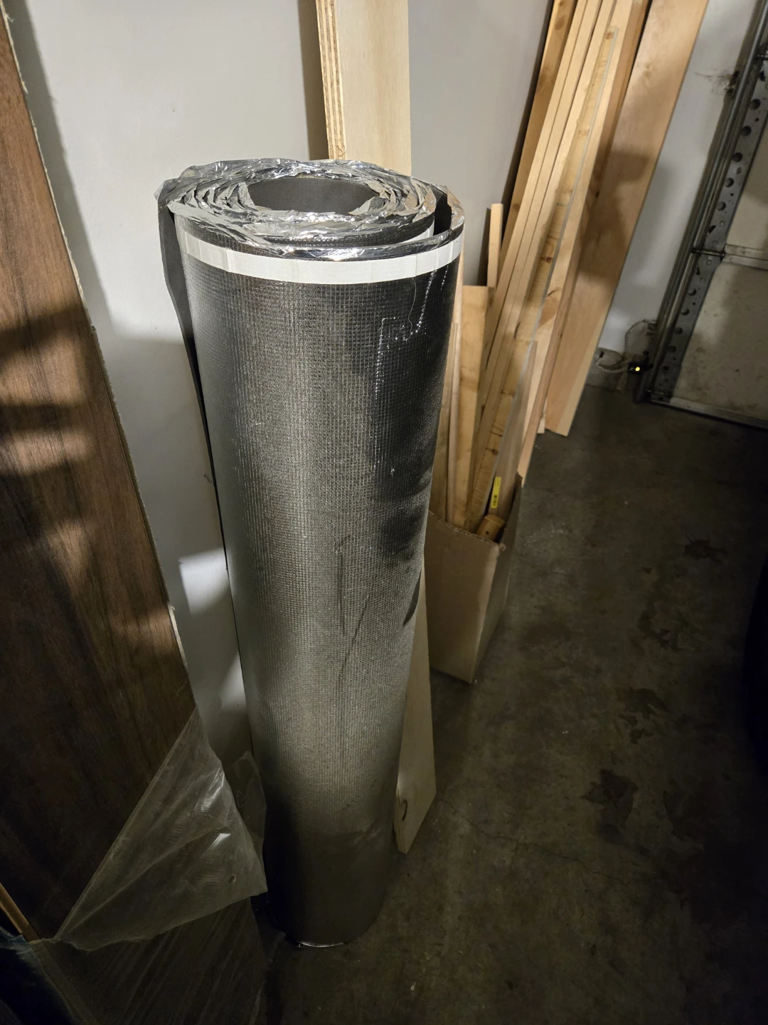 Roll of subflooring