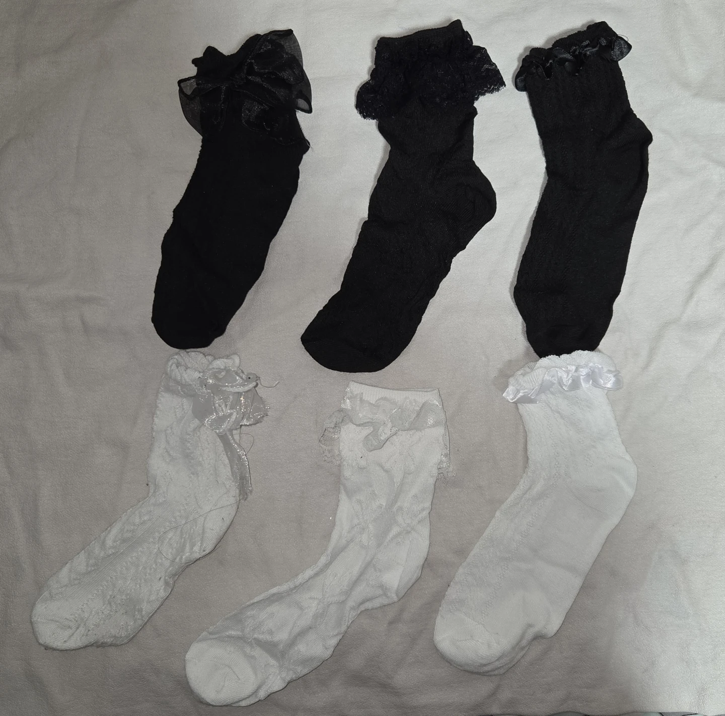 Lace Ruffle Socks