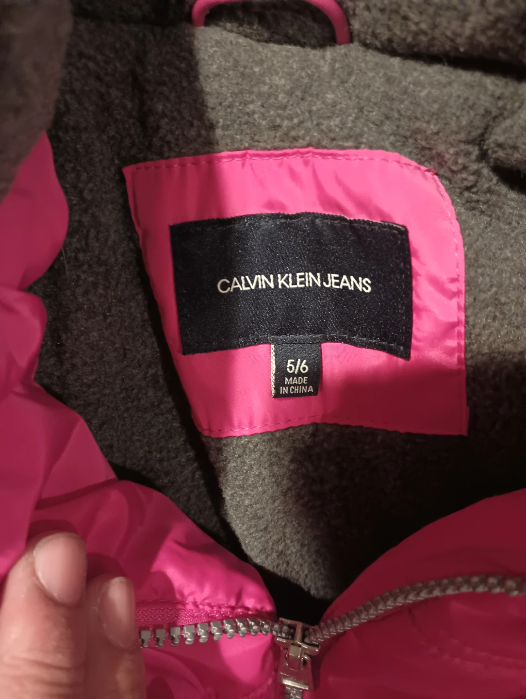 Calvin Klein Jeans Pink Puffer Coat - photo 2