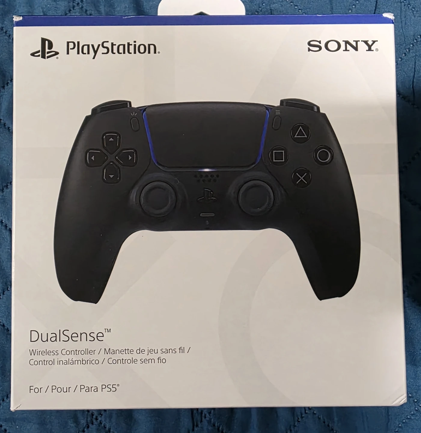 BNIB Midnight Black PS5 Controller - photo 3