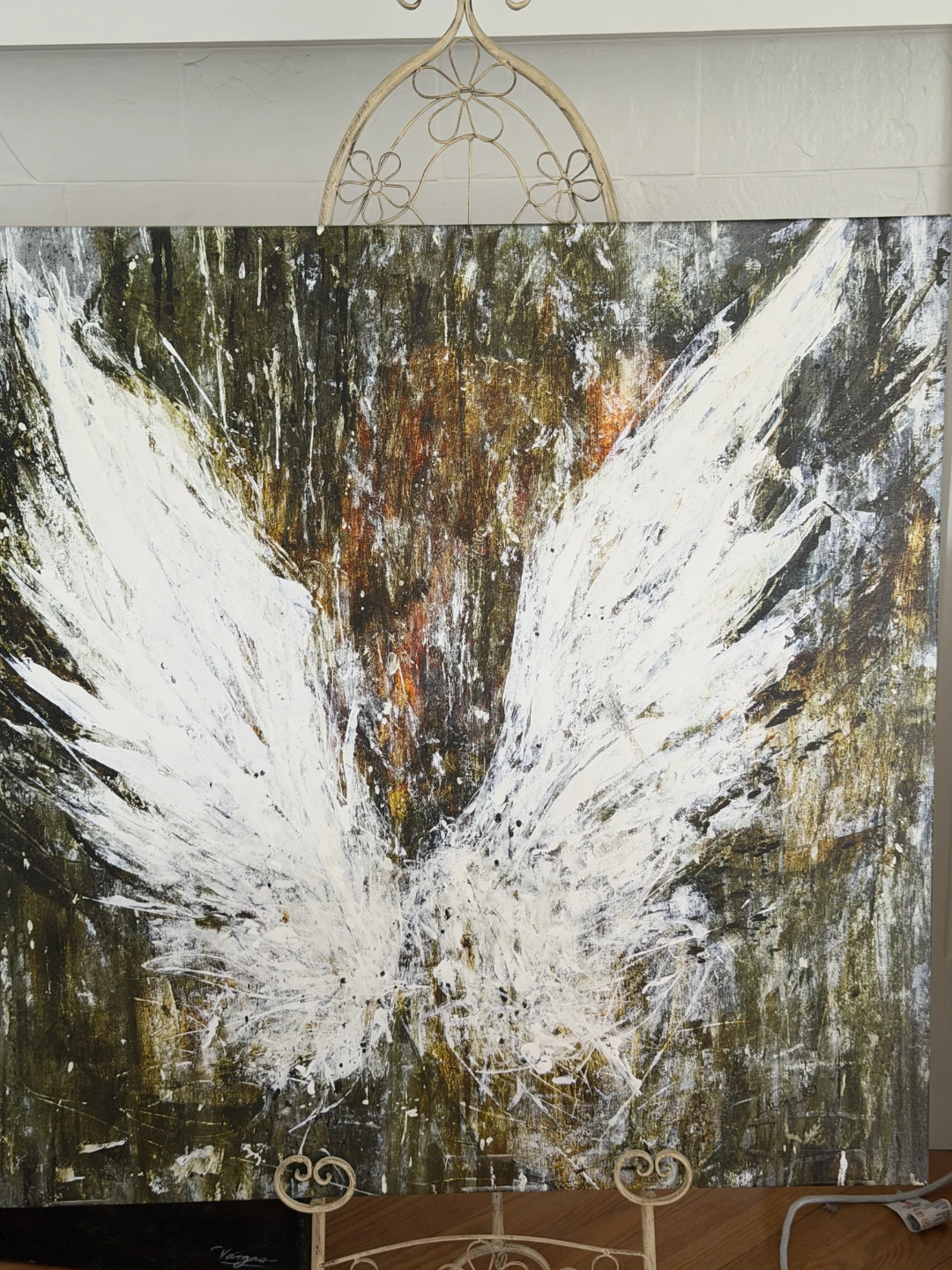Abstract Angel Wings Painting