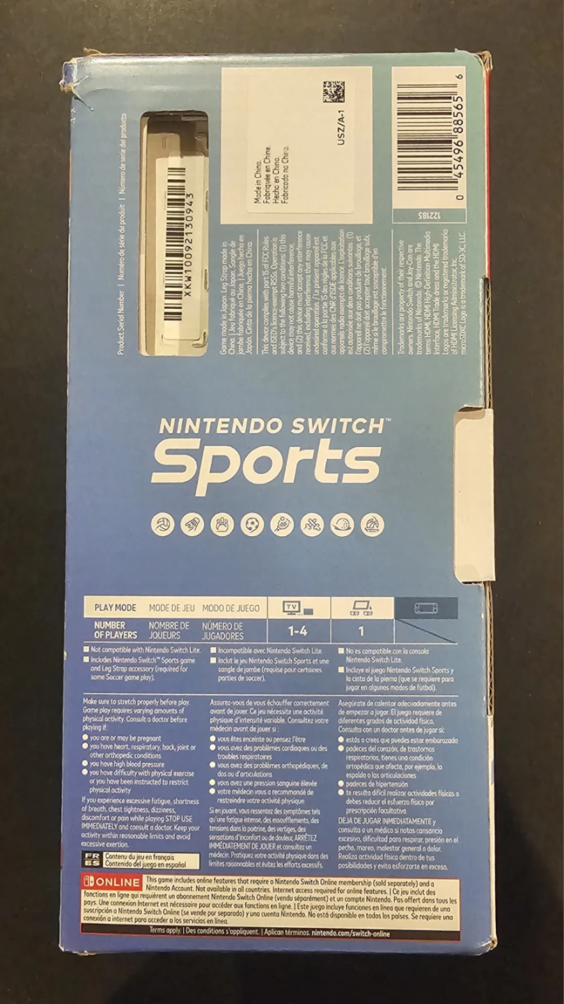 Nintendo Switch Sports with Game & Leg Strap - photo 4