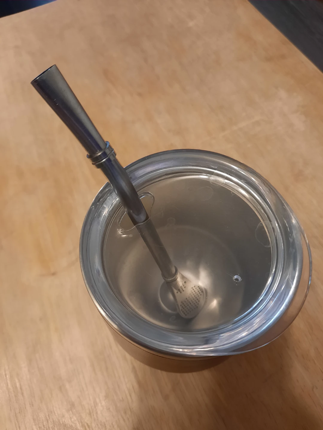 Black Stainless Steel Yerba Mate Cup with Bombilla and Lid - photo 3