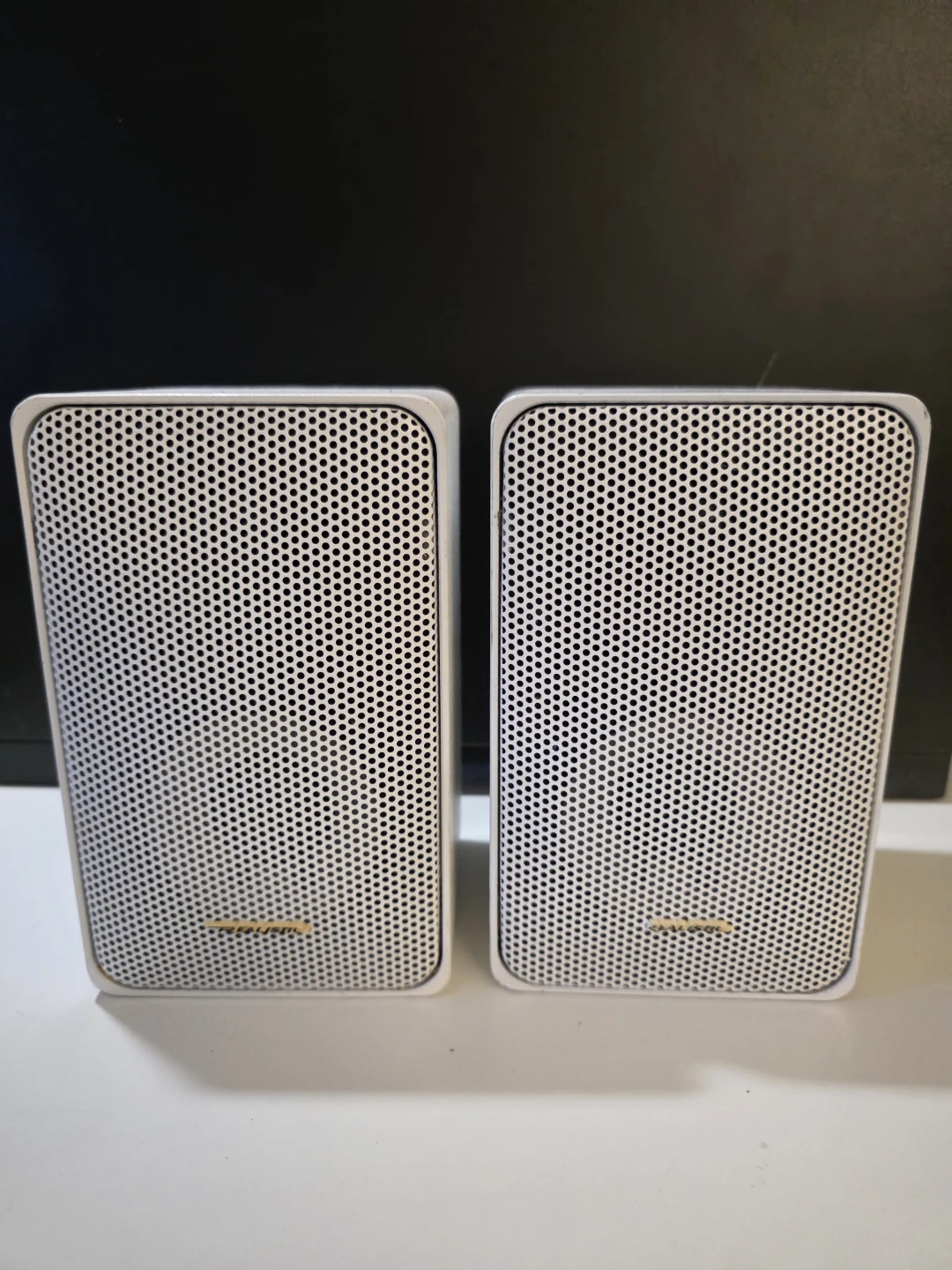 Realistic White Speakers (Pair)