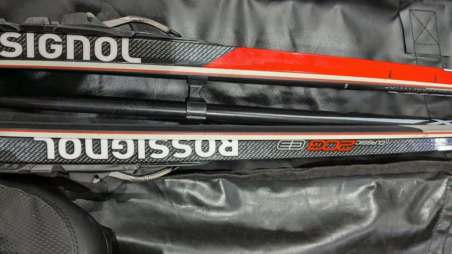 Rossignol Classic 203 Skis with Boots and Swix Poles