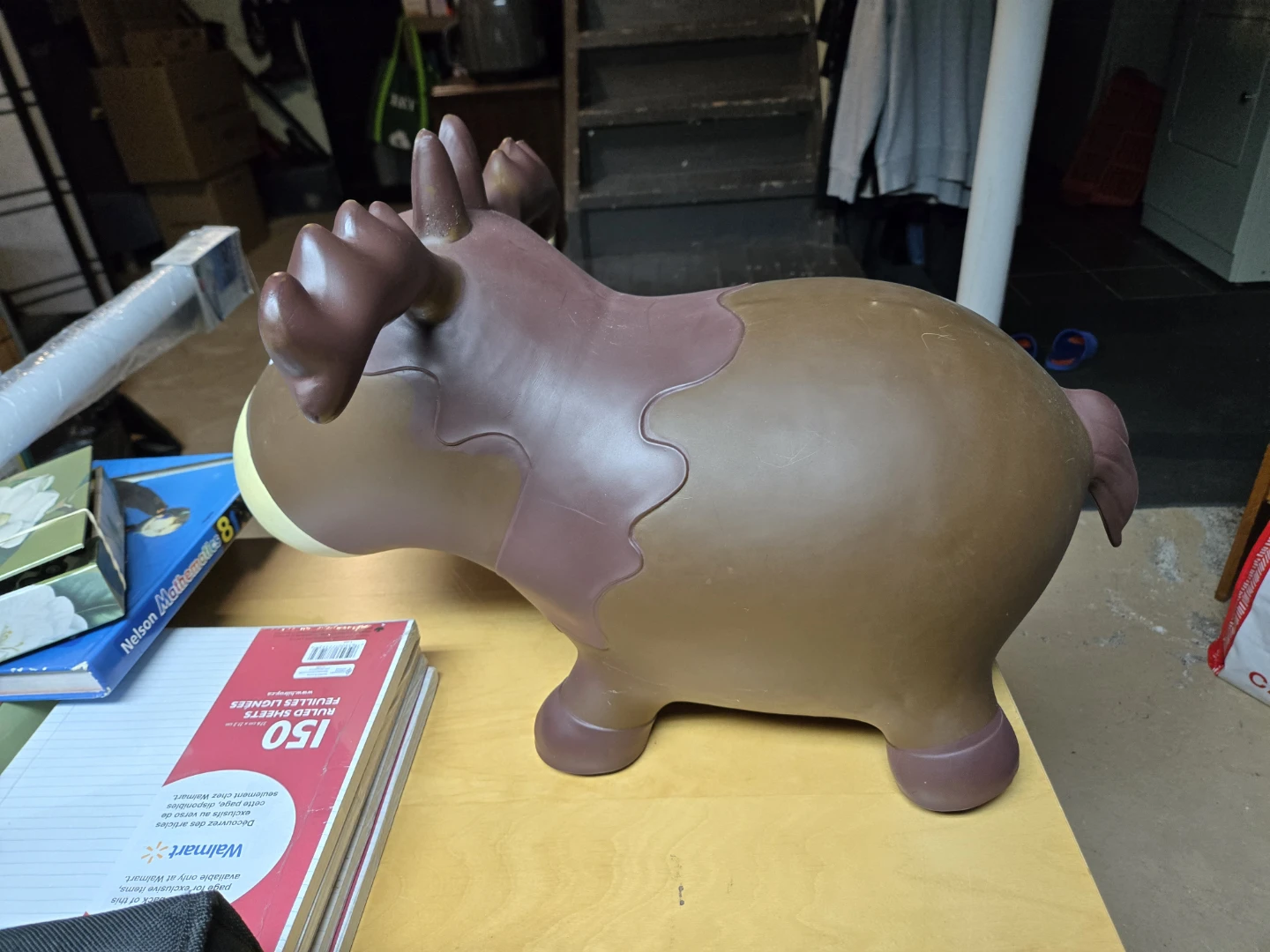 Brown Reindeer Bouncy Hopper Toy - photo 2