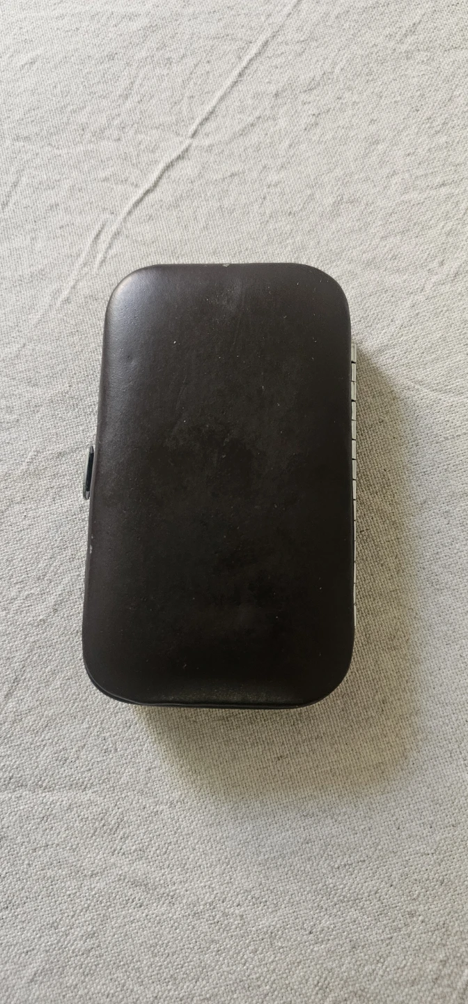 Brown Faux Leather Manicure Set Case - photo 5