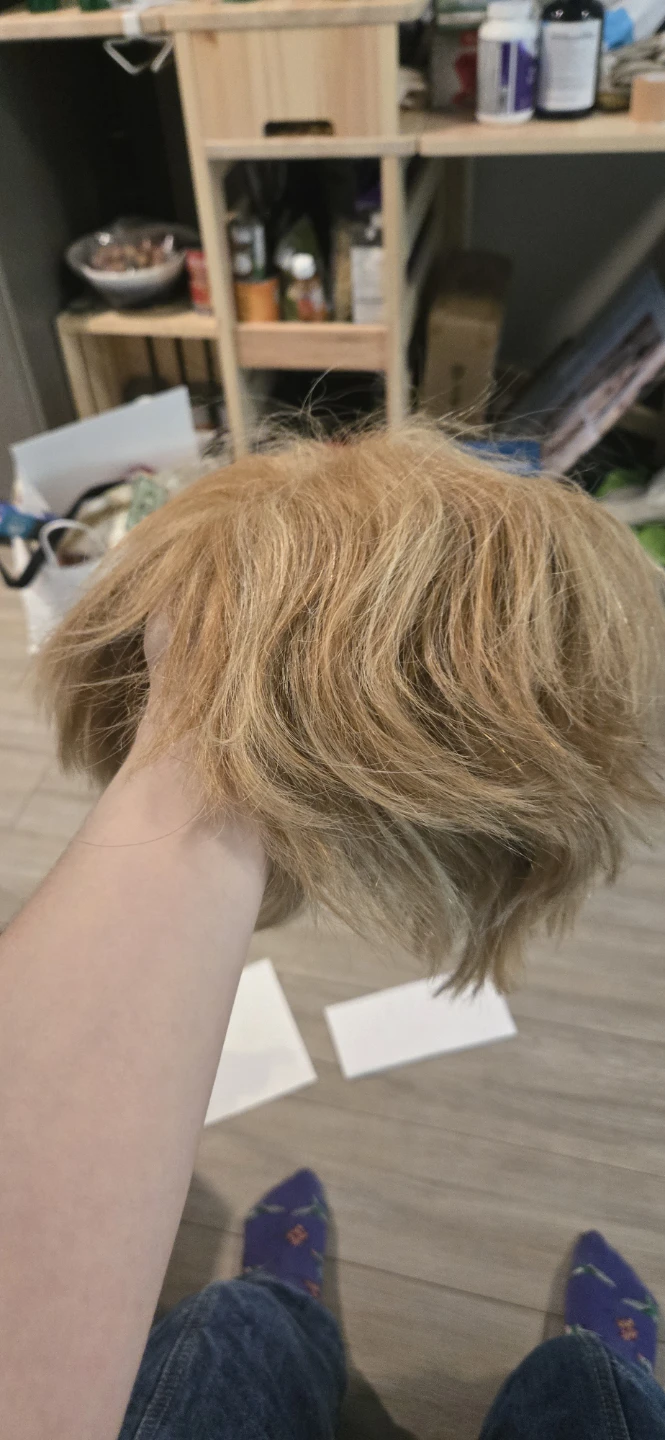 Blonde wig for costumes -worn once