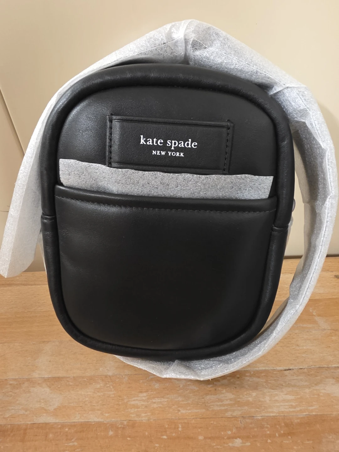Kate Spade New York Black Leather Convertible Backpack